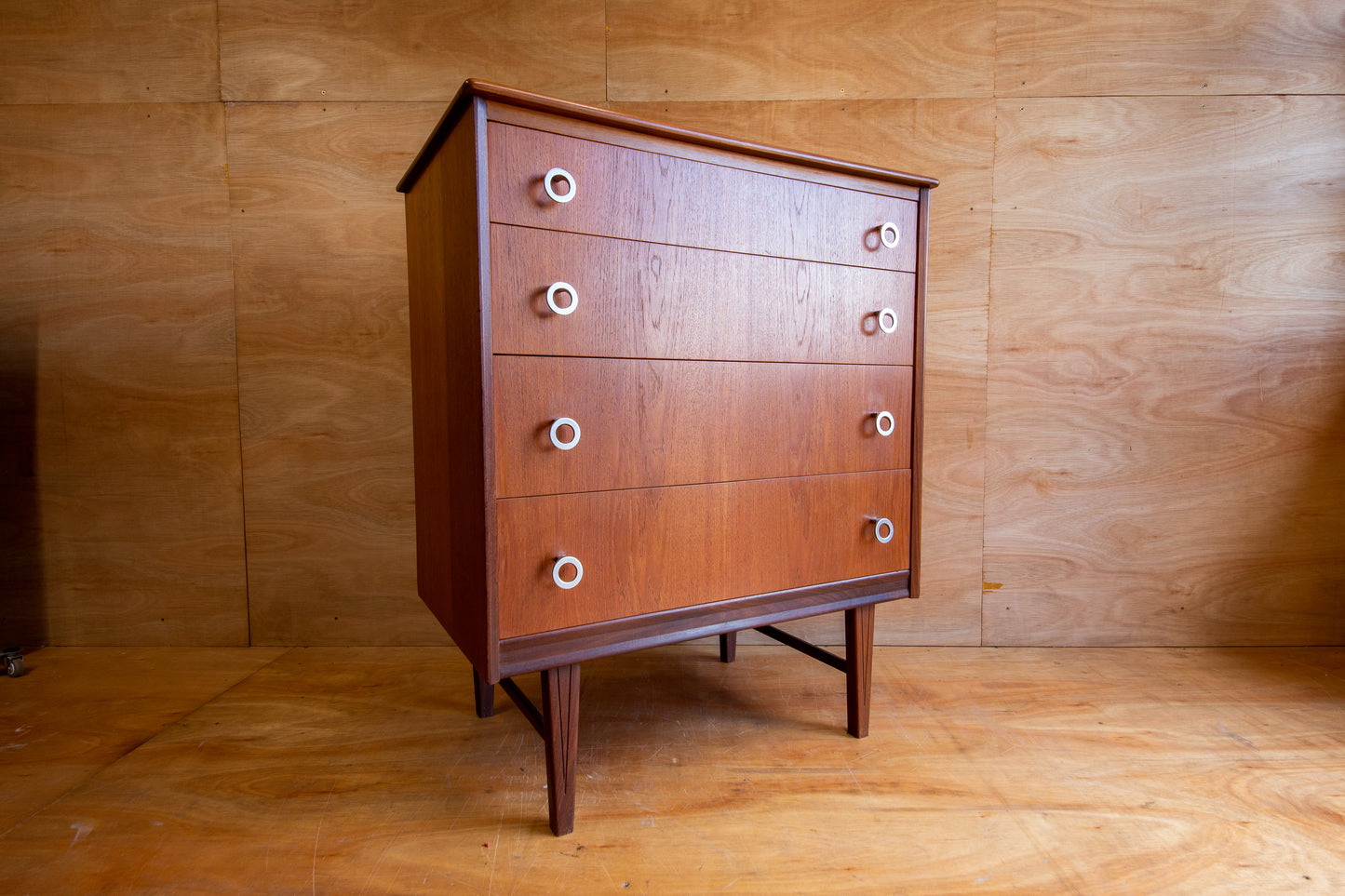 Teak Chest of Drawers by Homeworthy