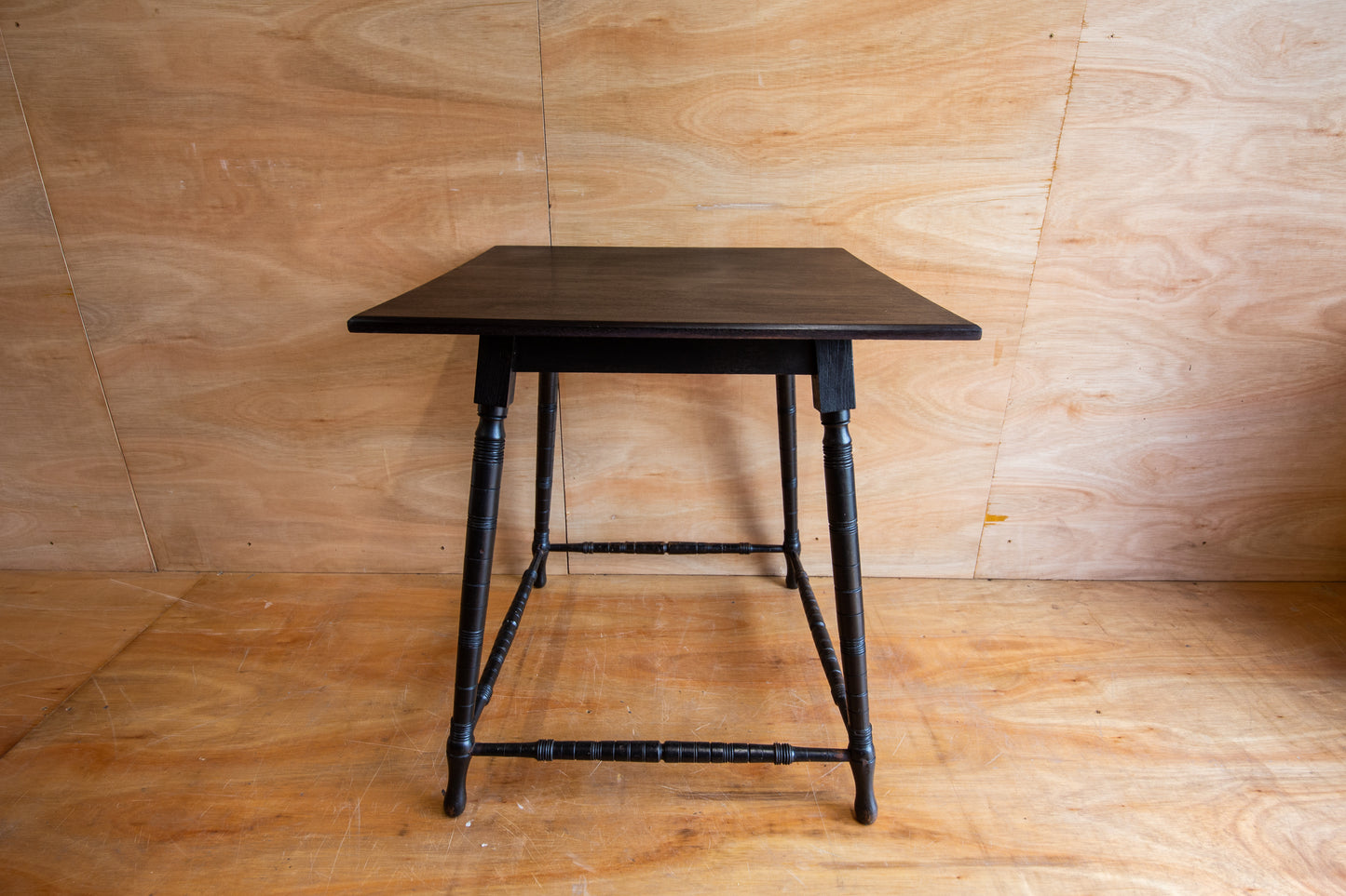 Antique Ebonised Victorian Side Table