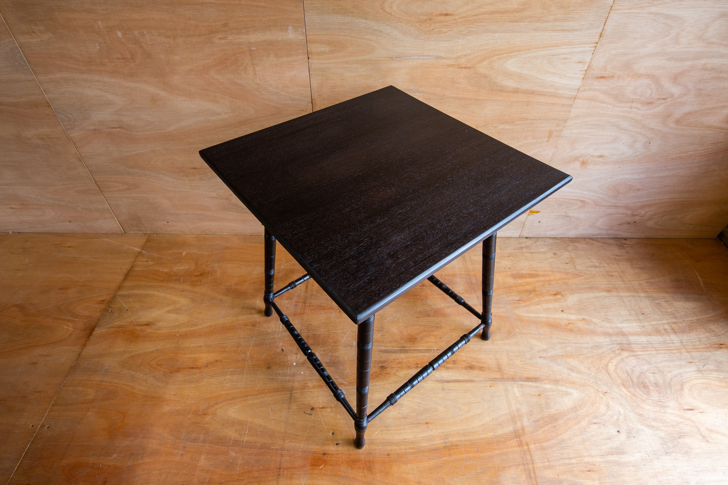 Antique Ebonised Victorian Side Table