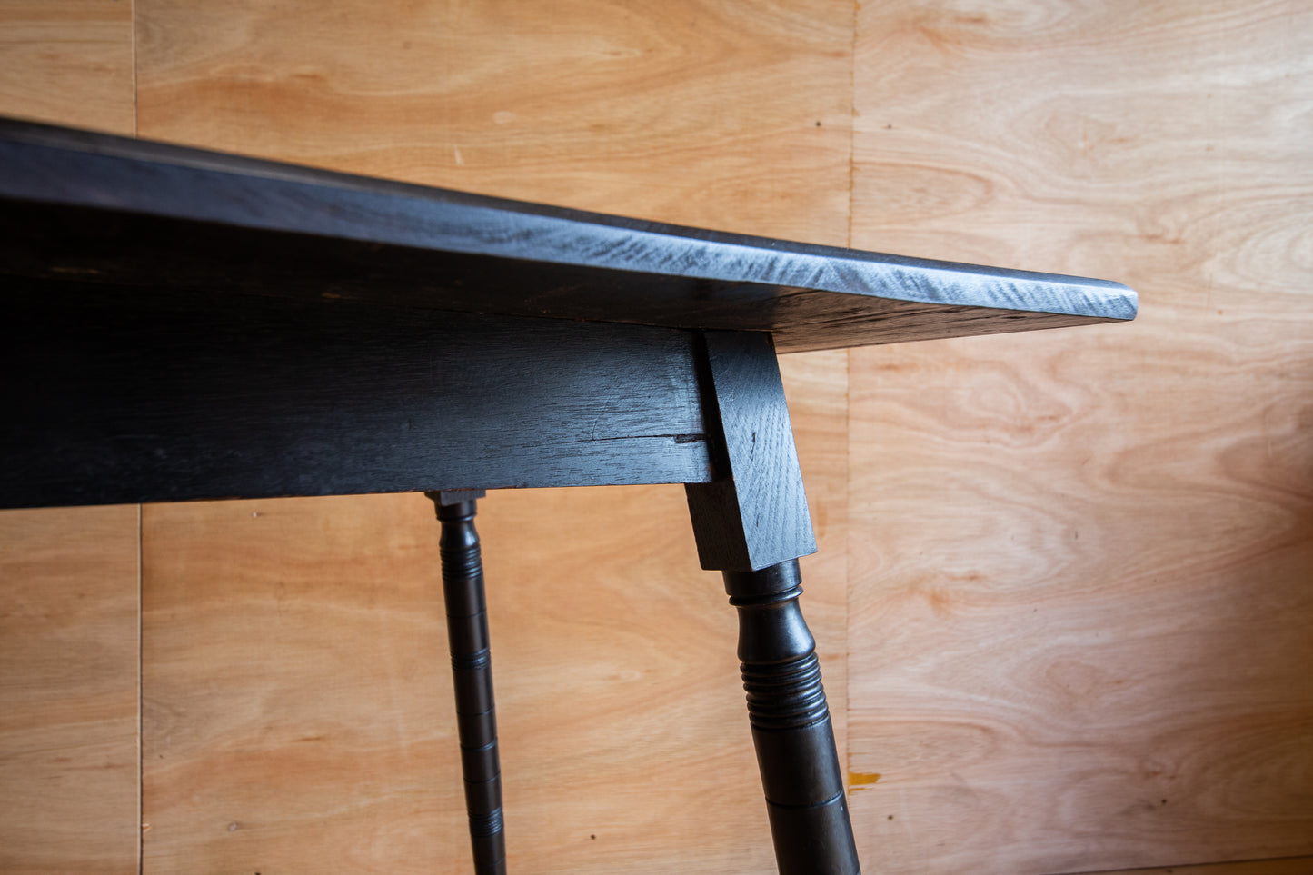 Antique Ebonised Victorian Side Table