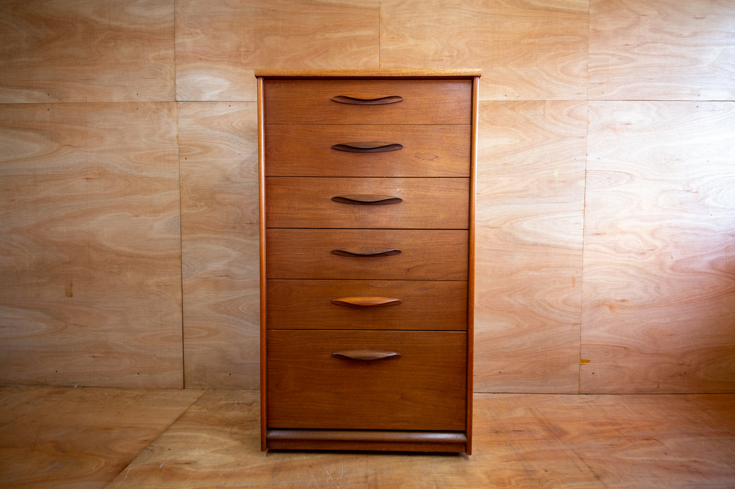 Vintage Austinsuite Teak Tallboy Drawers