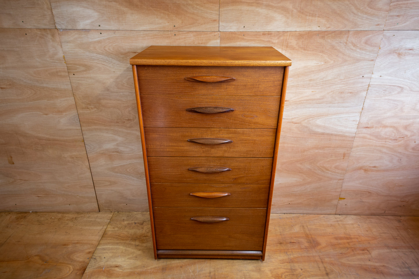 Vintage Austinsuite Teak Tallboy Drawers