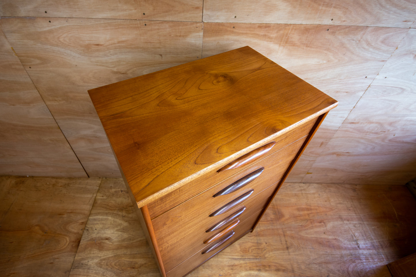 Vintage Austinsuite Teak Tallboy Drawers