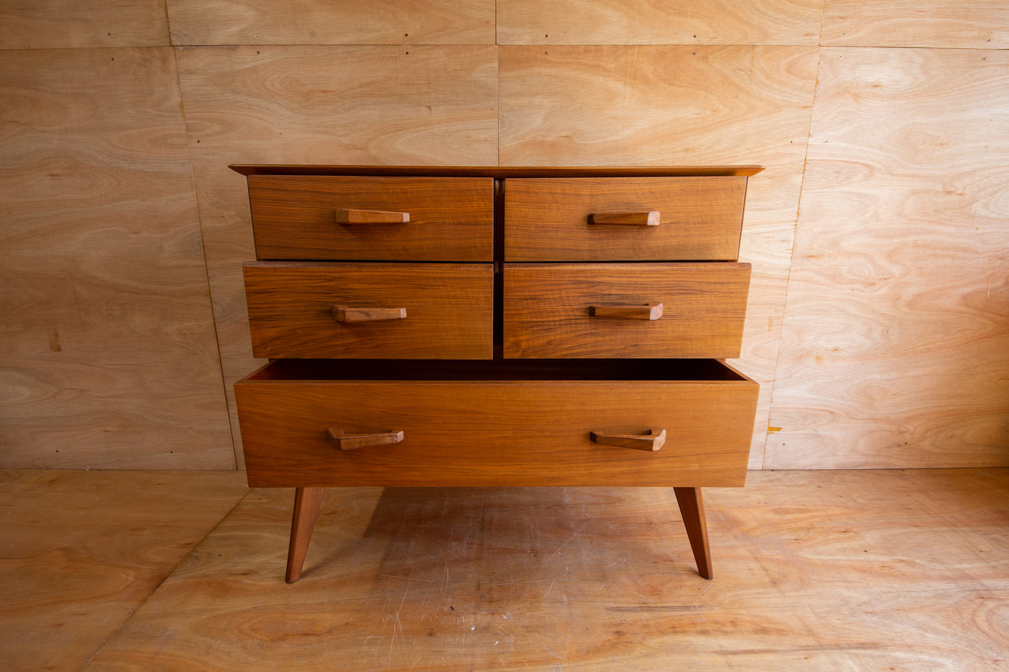 Vintage Younger Walnut Chest of Drawers