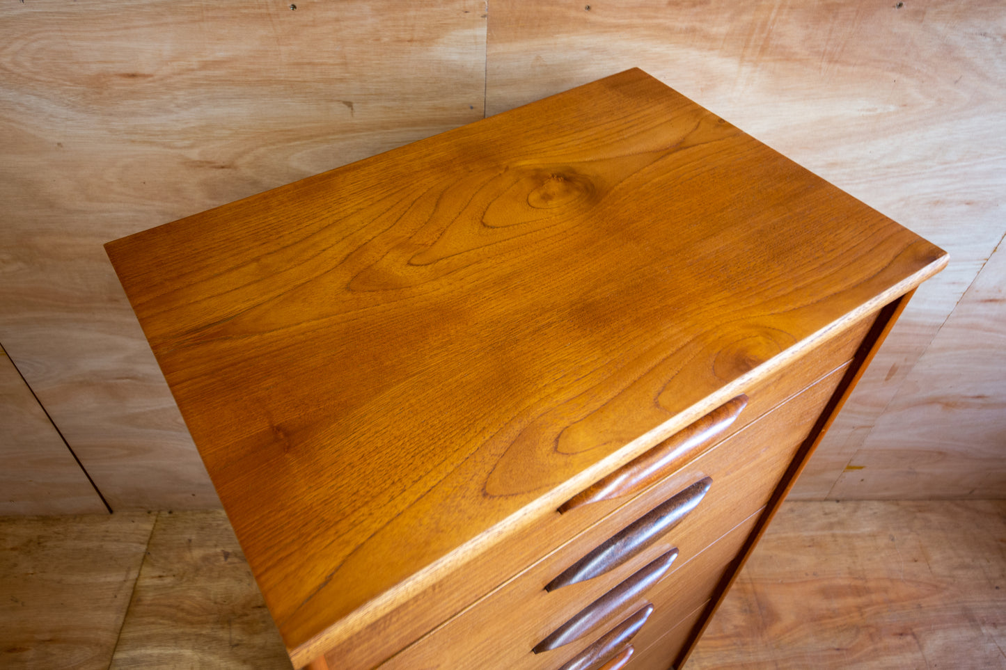 Vintage Austinsuite Teak Tallboy Drawers