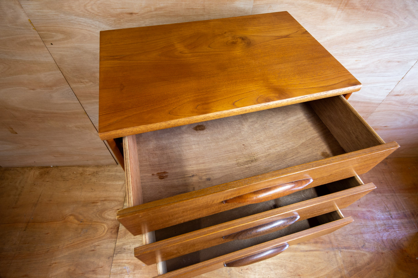 Vintage Austinsuite Teak Tallboy Drawers