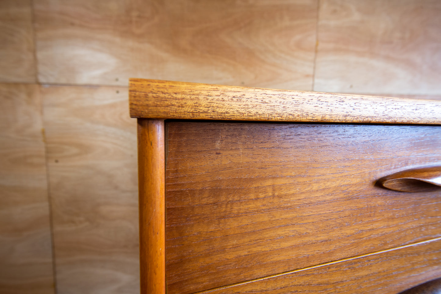 Vintage Austinsuite Teak Tallboy Drawers