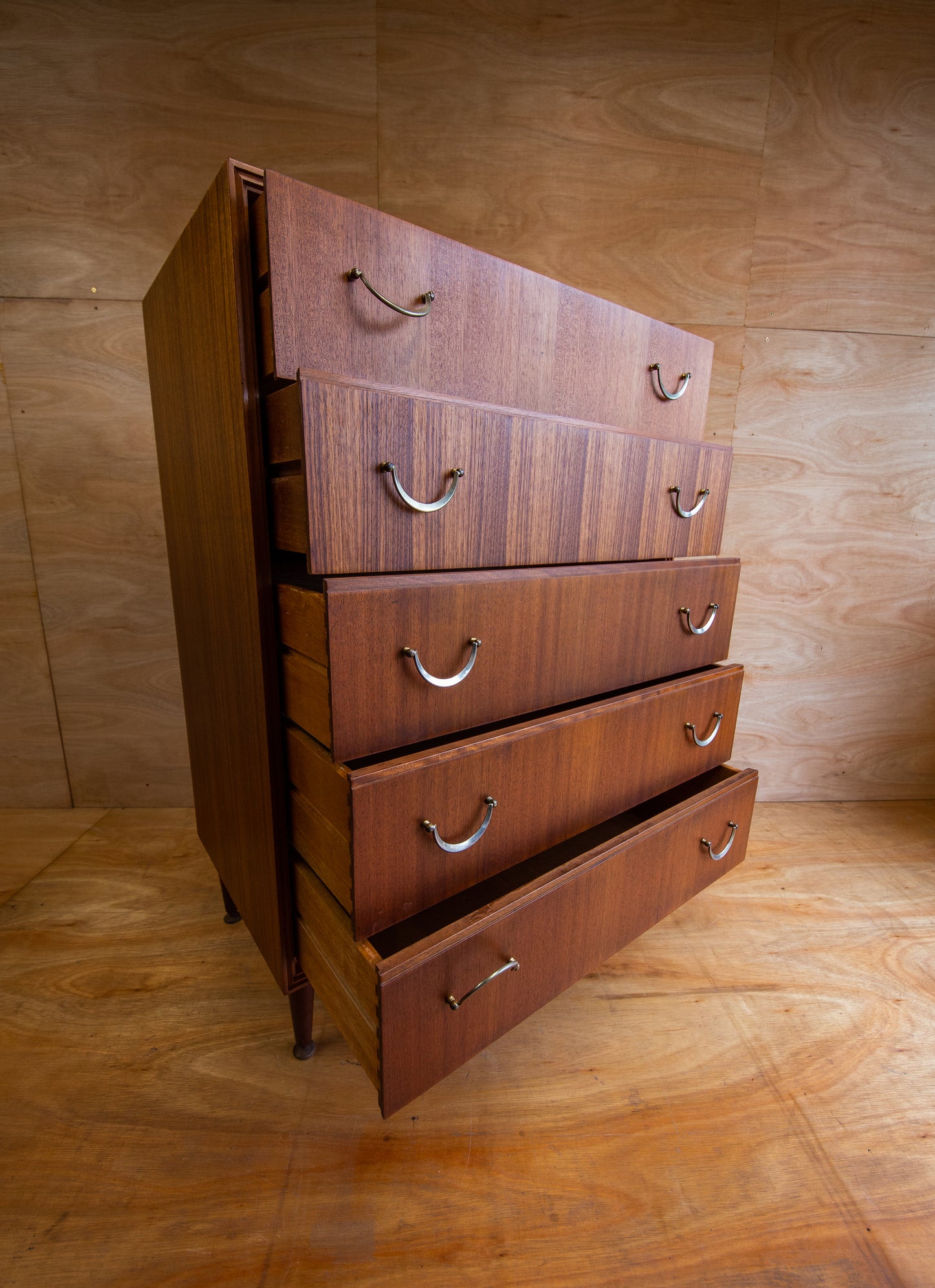 Vintage Meredew Teak Chest of Drawers