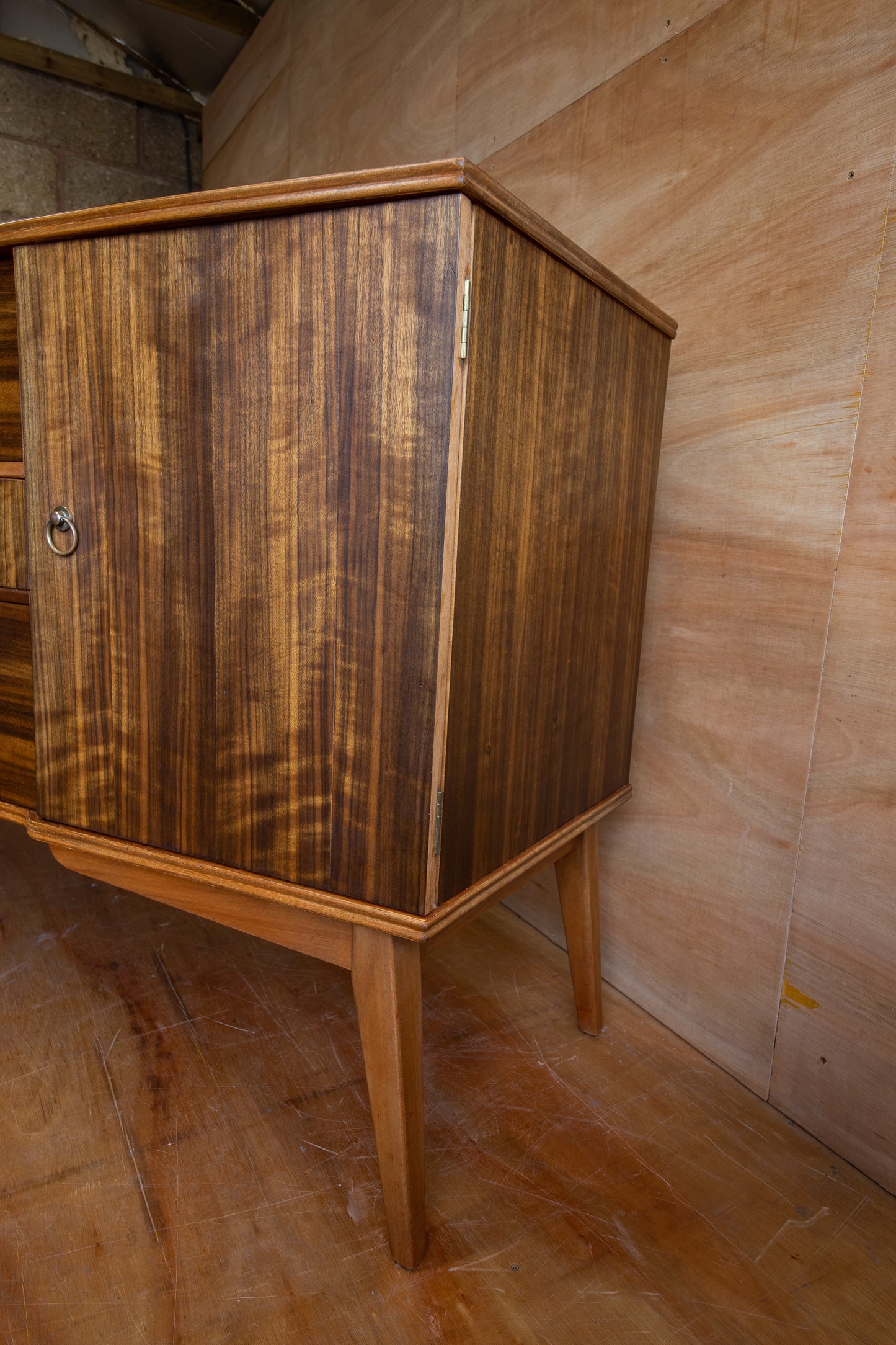 Vintage Walnut Sideboard by Beithcraft