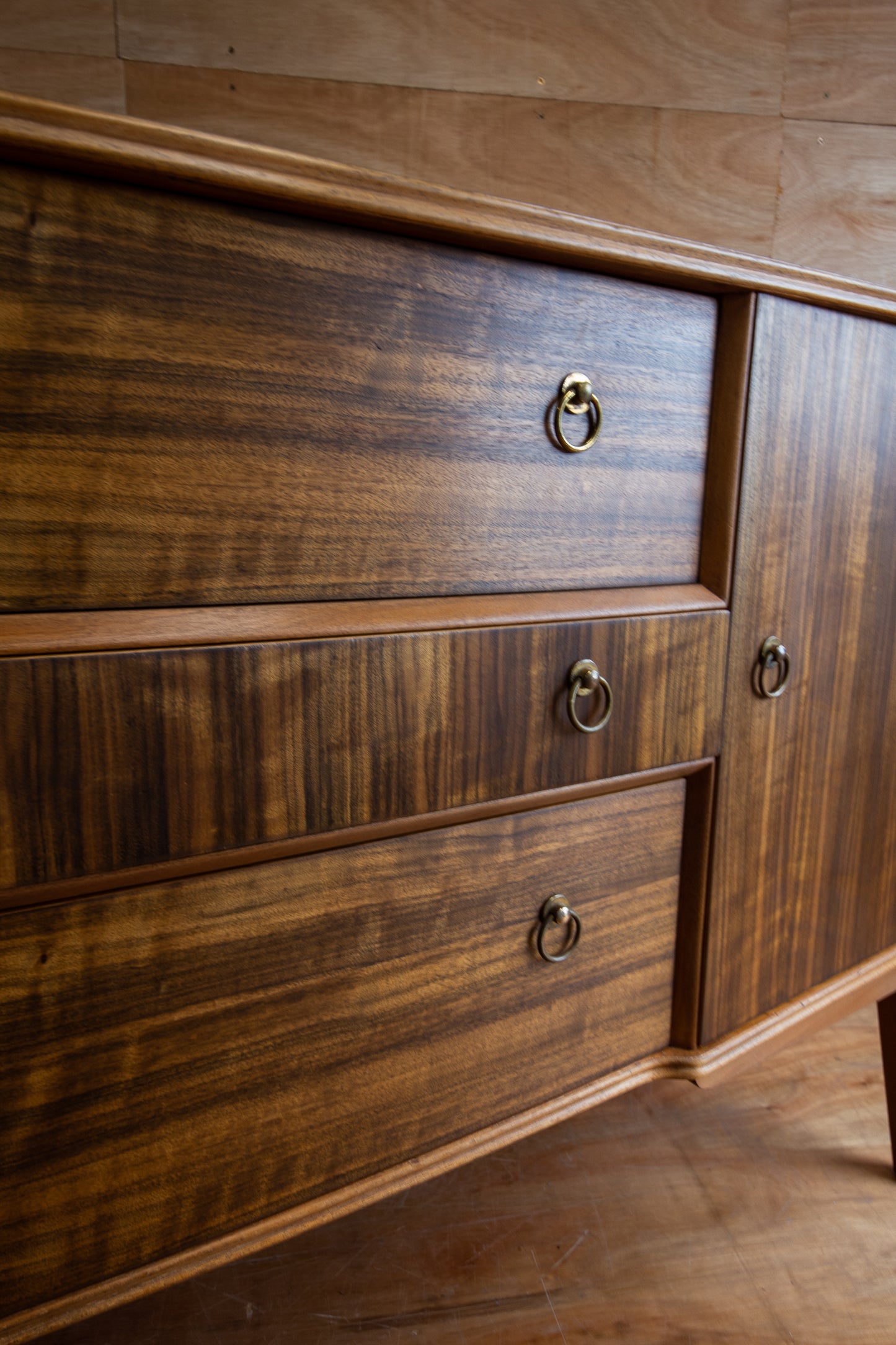 Vintage Walnut Sideboard by Beithcraft