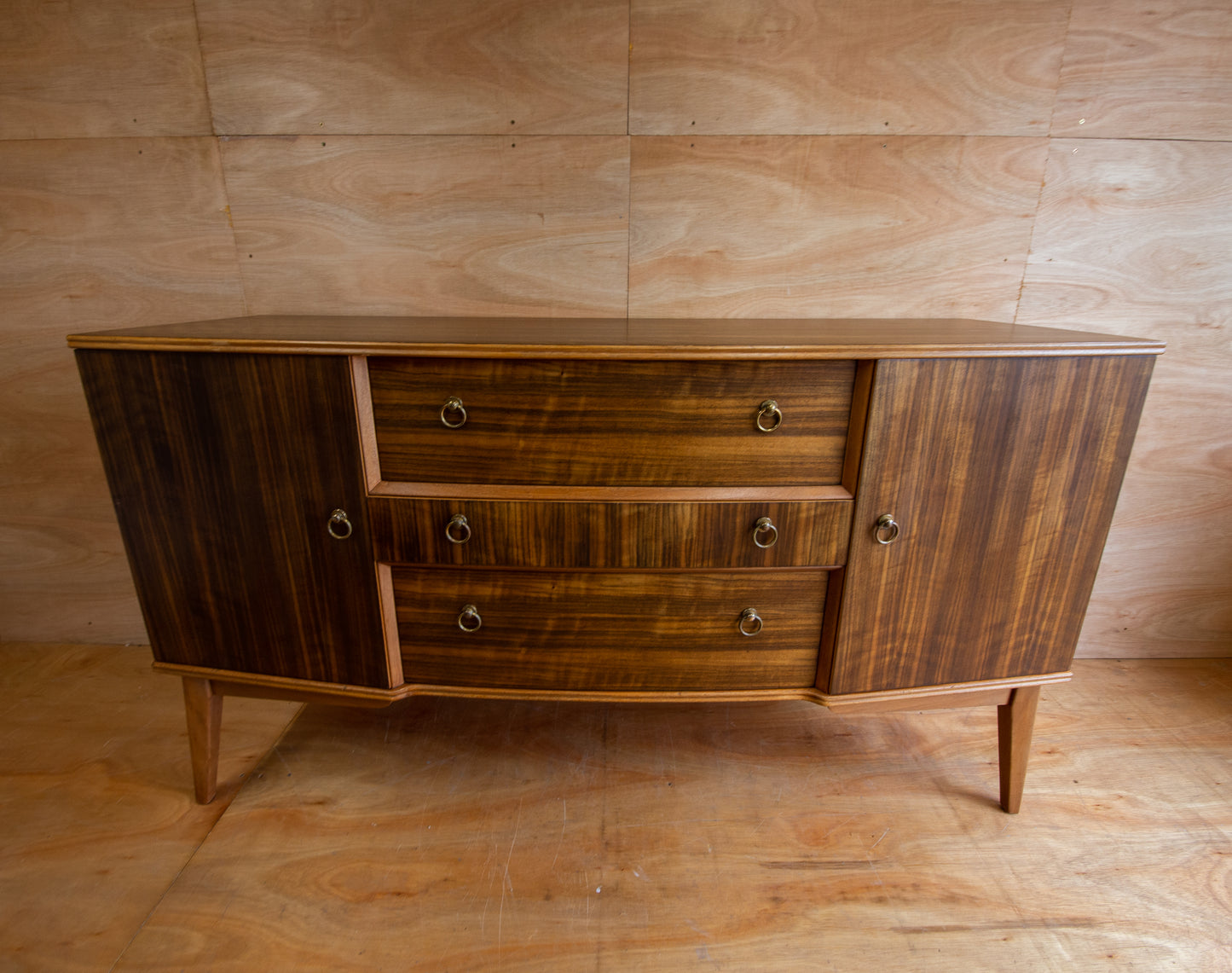 Vintage Walnut Sideboard by Beithcraft