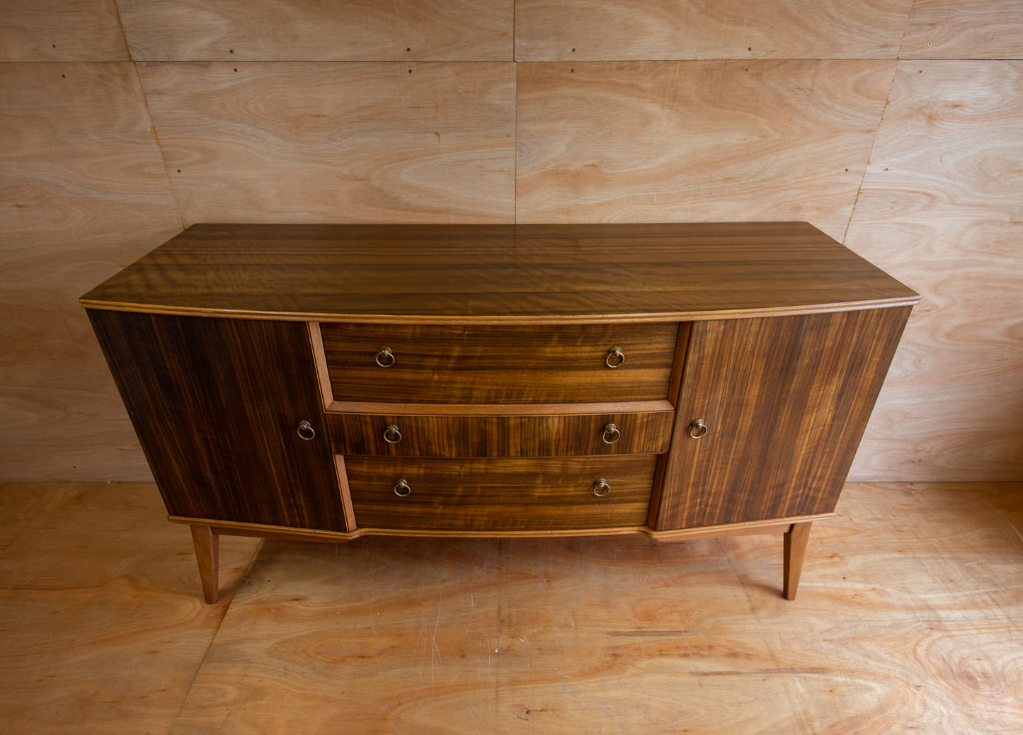 Vintage Walnut Sideboard by Beithcraft