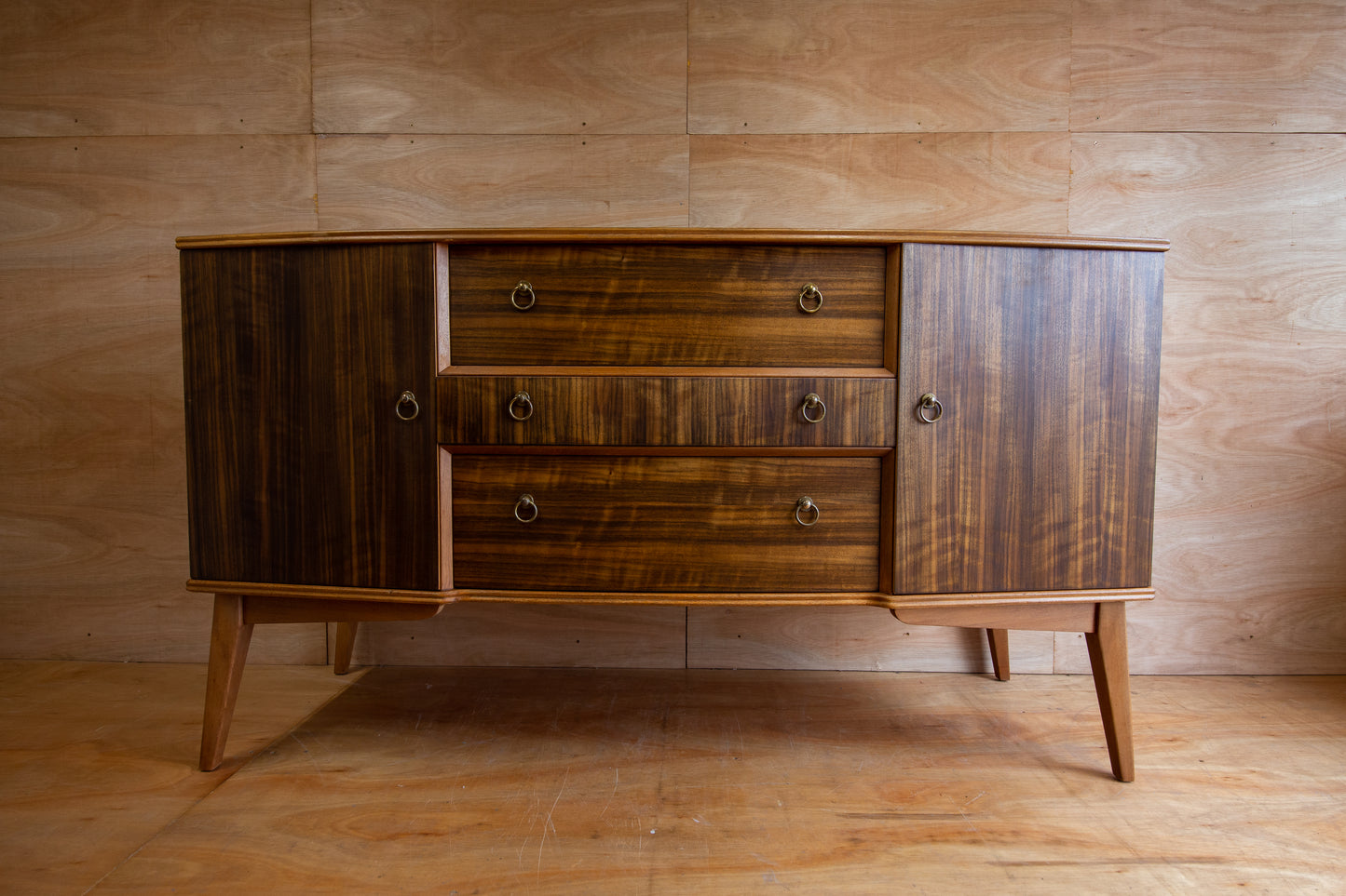 Vintage Walnut Sideboard by Beithcraft