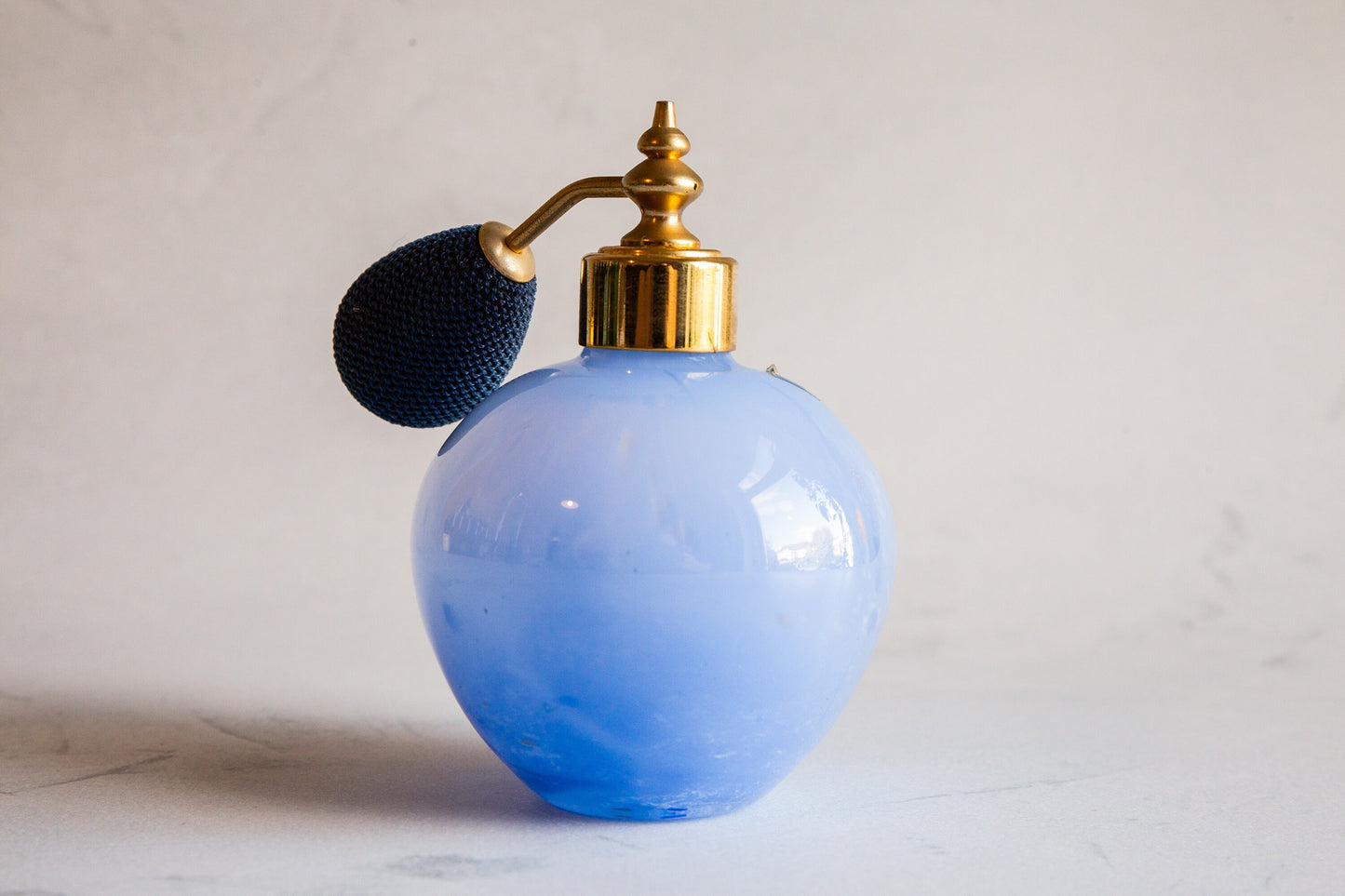 Vintage Caithness Blue Glass Perfume Atomiser