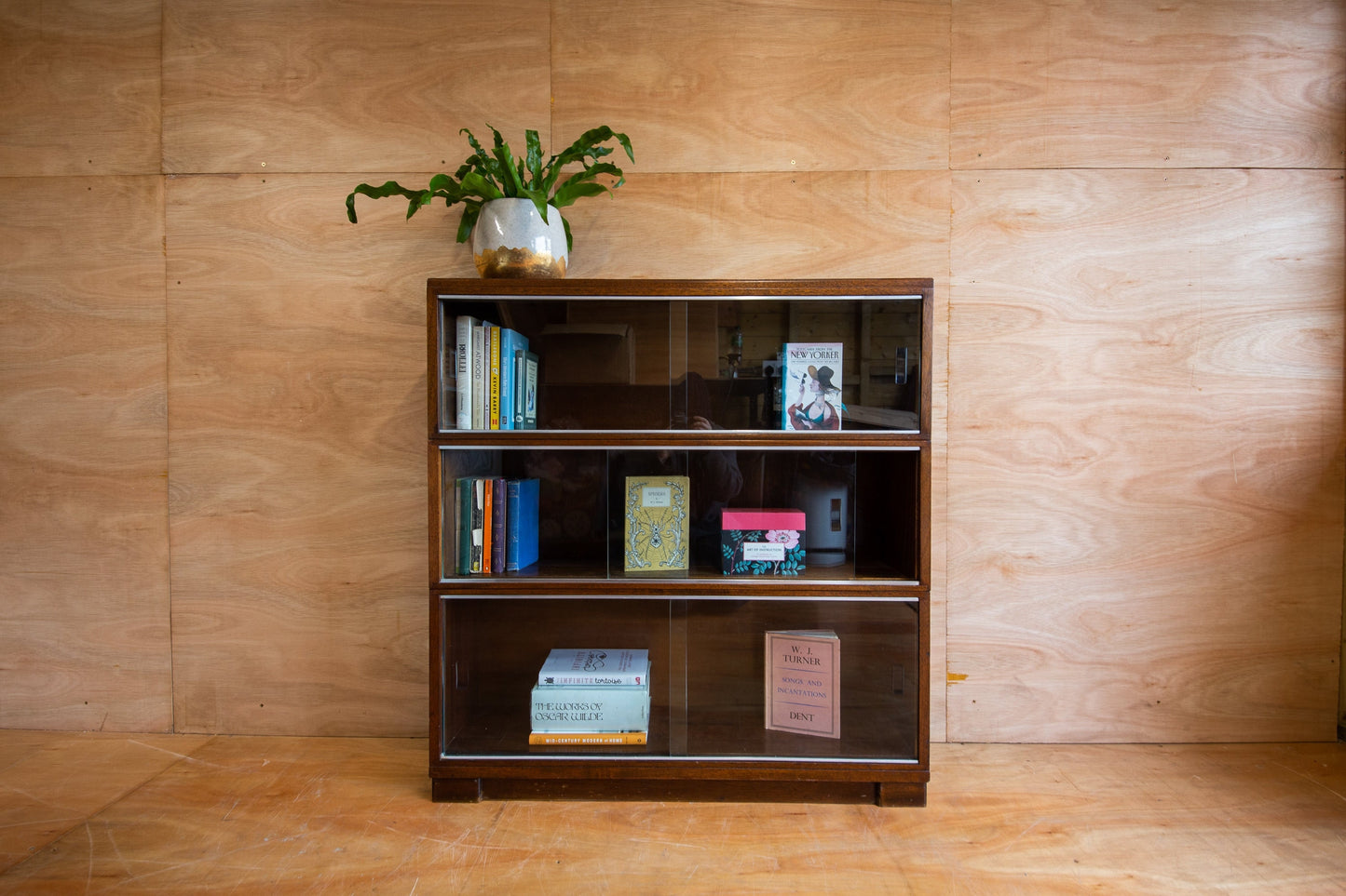 Vintage Minty Librarian's Bookcase