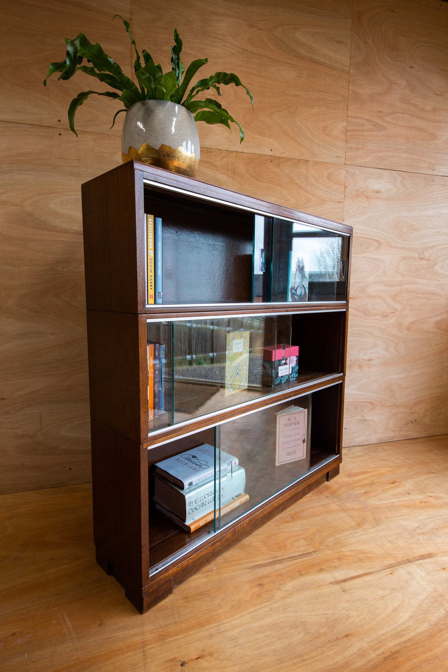 Vintage Minty Librarian's Bookcase